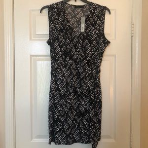 Black and white dress